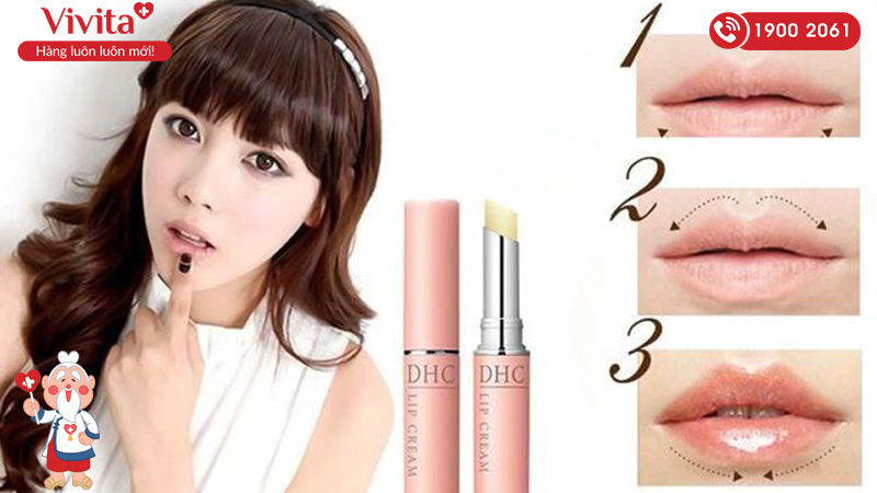 Son Dưỡng DHC Lip Cream Cải Thiện Tình Trạng Thâm Và Nứt Nẻ Môi Thỏi 1,5g