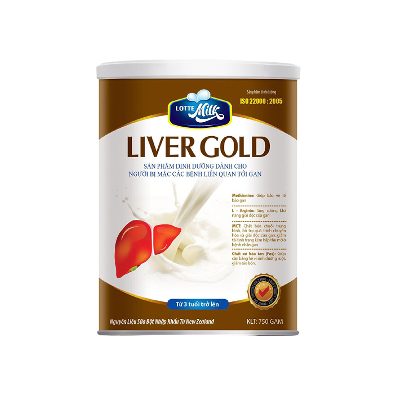 Sữa Liver Gold Bổ Sung Dinh Dưỡng Cho Người Bệnh Gan | Hộp 750g