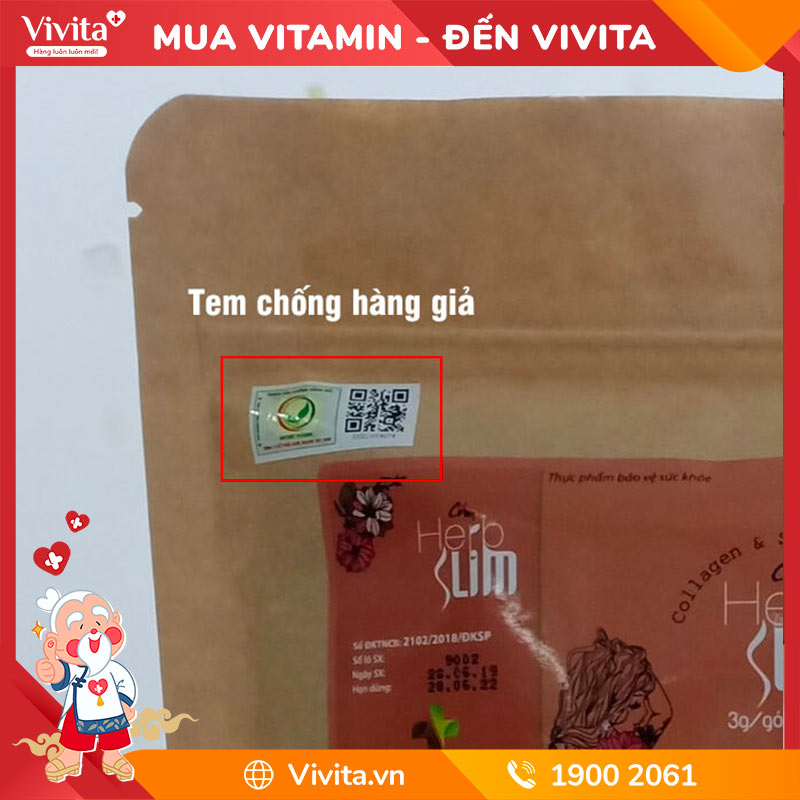 Cốm Giảm Cân Herbslim Hỗ Trợ Cải Thiện Vóc Dáng An Toàn | Hộp/ Túi 30 Gói
