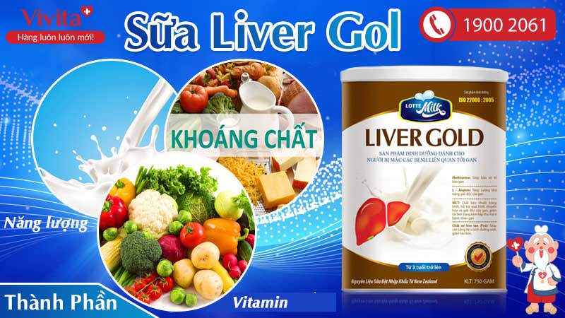 sữa liver gold thành phần