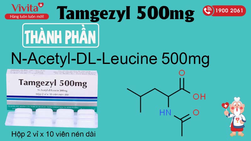 Thành phần thuốc Tamgezyl 500mg