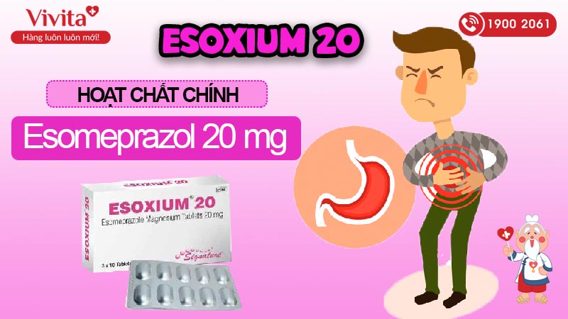 Thành phần của thuốc Esoxium 20