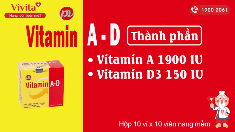 Thành phần Vitamin A-D Phúc Vinh