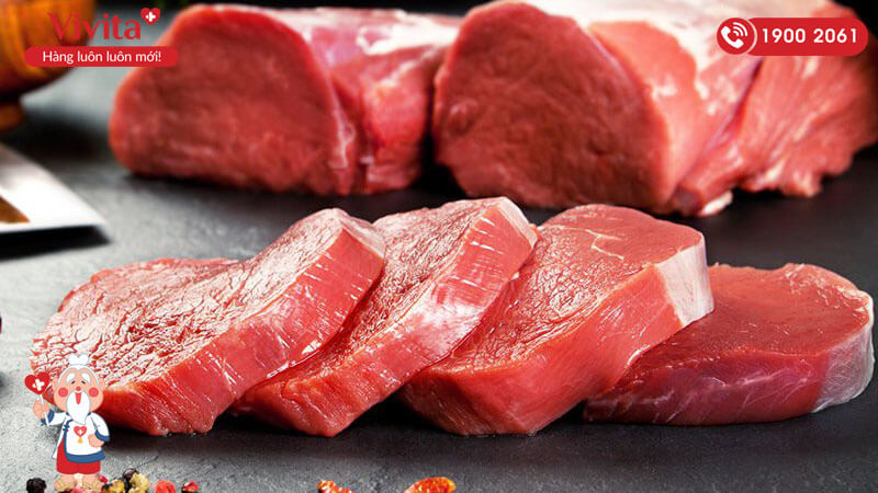 Thịt đỏ là thức ăn cực tốt cho nam giới bị tinh trùng dị dạng