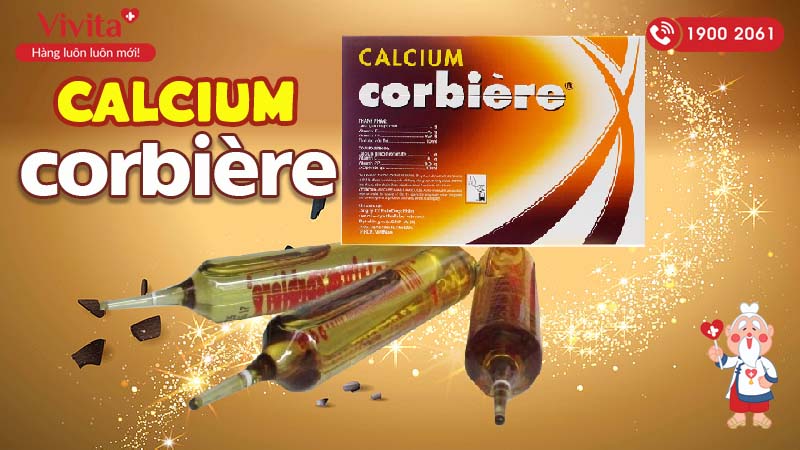 Thuốc bổ sung canxi Calcium Corbiere 10ml