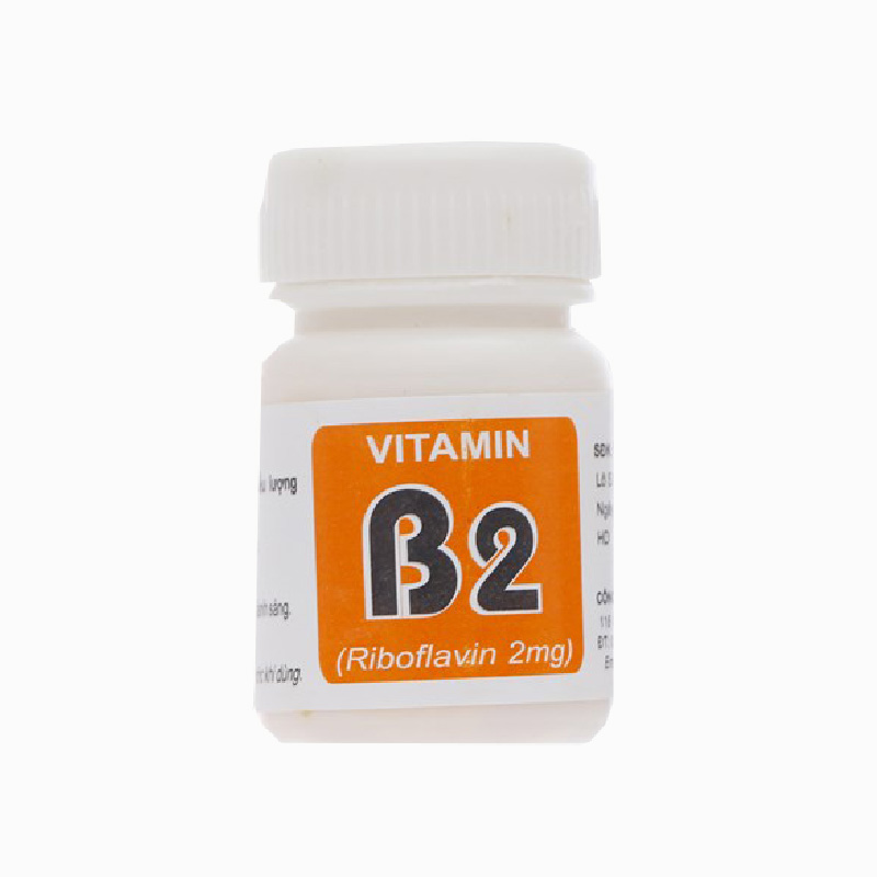 Thuốc bổ sung Vitamin B2 | Chai 100 viên