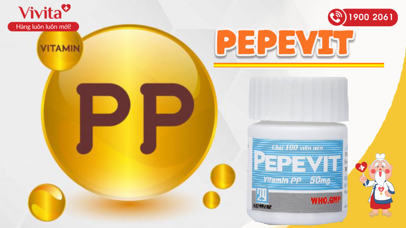 Thuốc bổ sung vitamin Pepevit 50mg