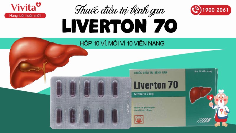 Thuốc trị bệnh gan Liverton 70
