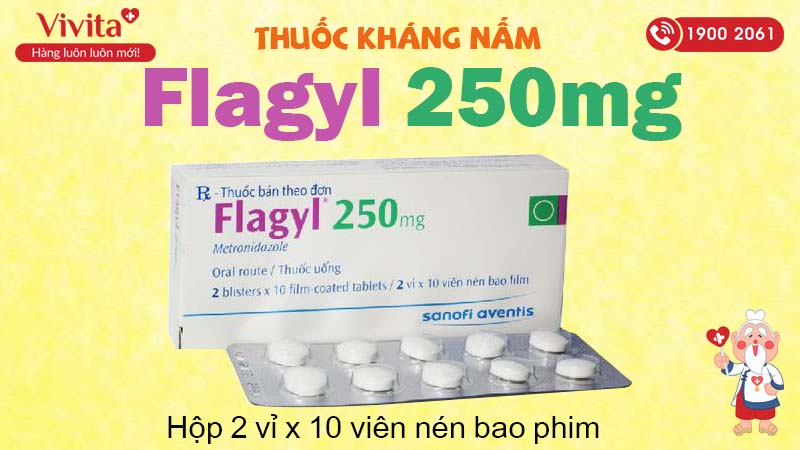 Thuốc kháng nấm flagyl 250mg