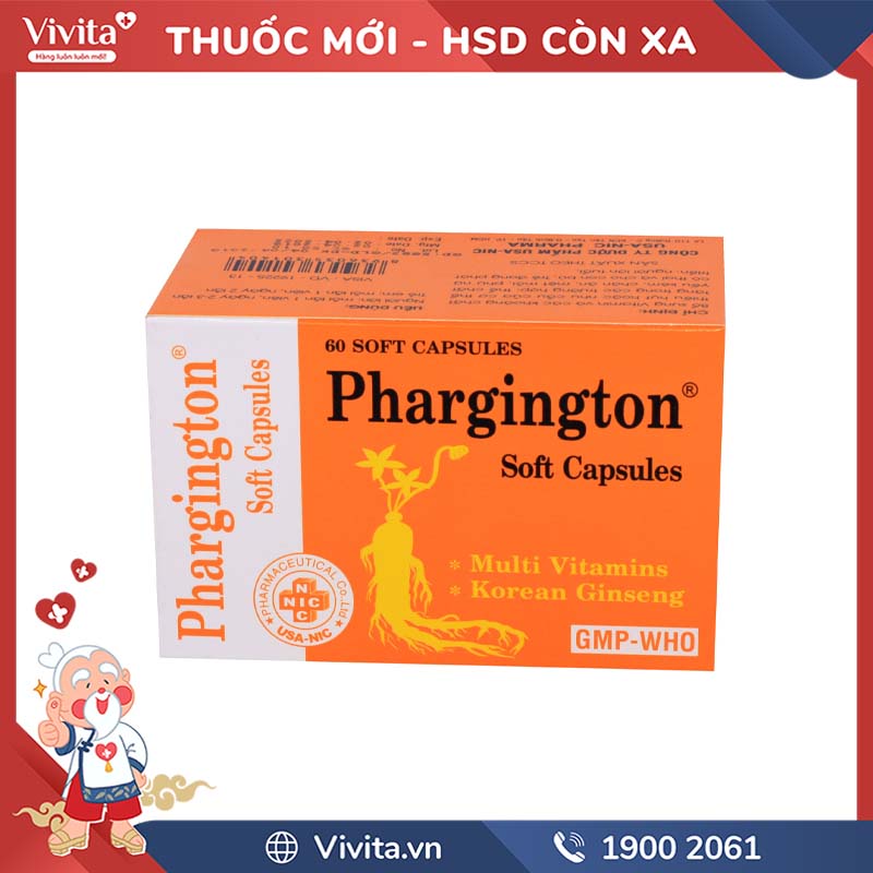 Thuốc bổ Phargington | Hộp 60 viên