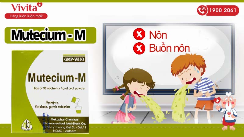 Thuốc chống nôn và buồn nôn Mutecium - M 