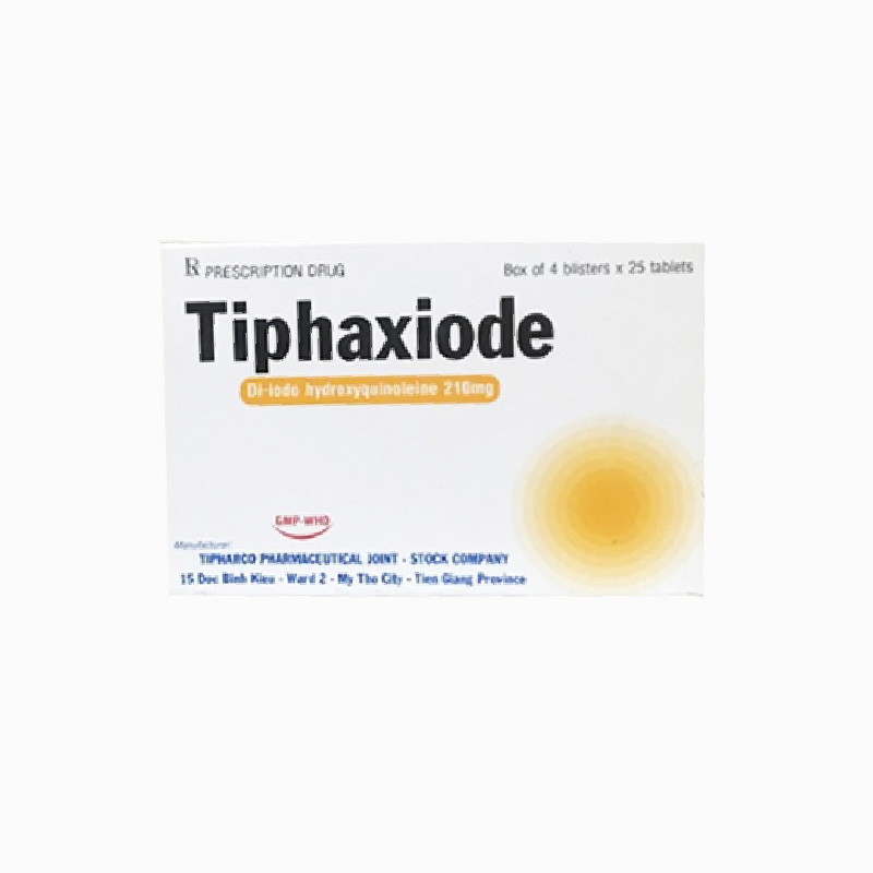 Thuốc trị tiêu chảy Tiphaxiode | Hộp 100 viên