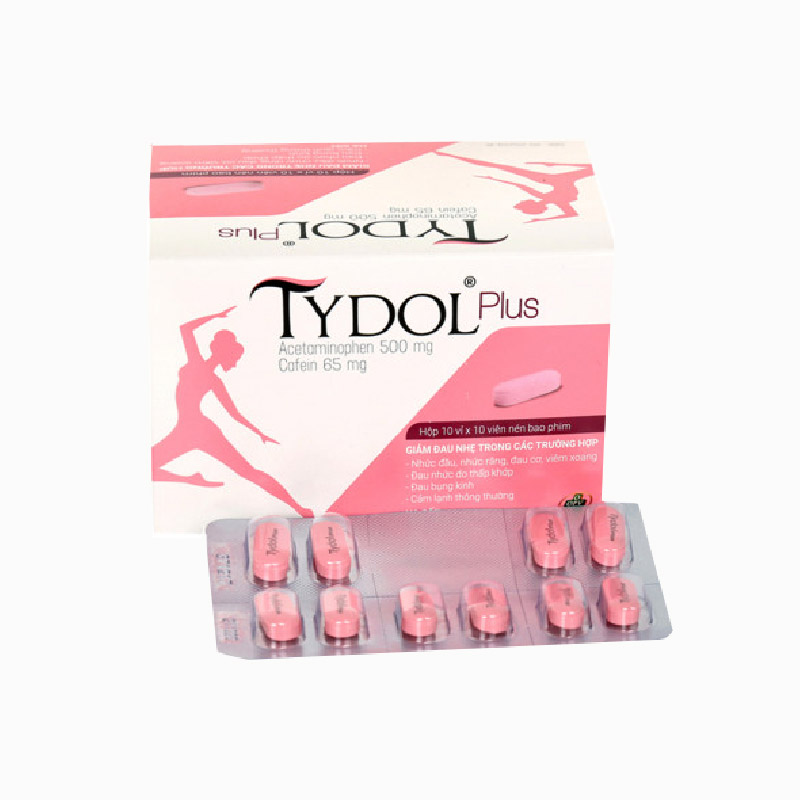 Thuốc giảm đau, hạ sốt Tydol Plus | Hộp 100 viên