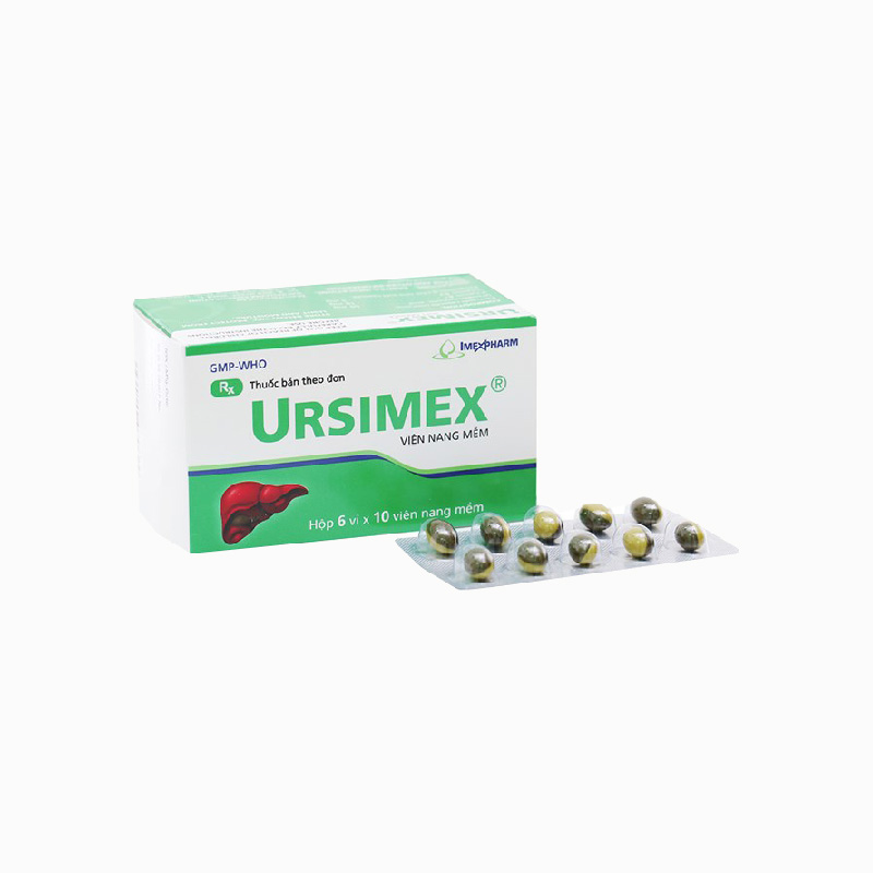 Thuốc trị bệnh gan, mật Ursimex | Hộp 60 viên
