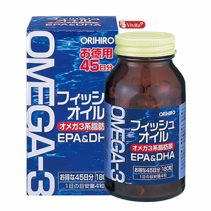  Viên uống bổ mắt Omega-3 Orihiro của Nhật