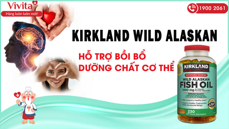 Viên uống Kirkland Wild Alaskan bồi bổ sức khỏe