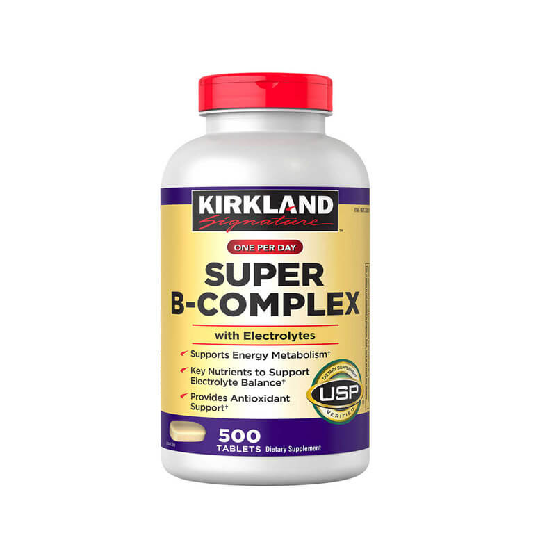 Viên Uống Kirkland Super B Complex Hỗ Trợ Tăng Cường Sức Đề Kháng | Hộp 500 Viên