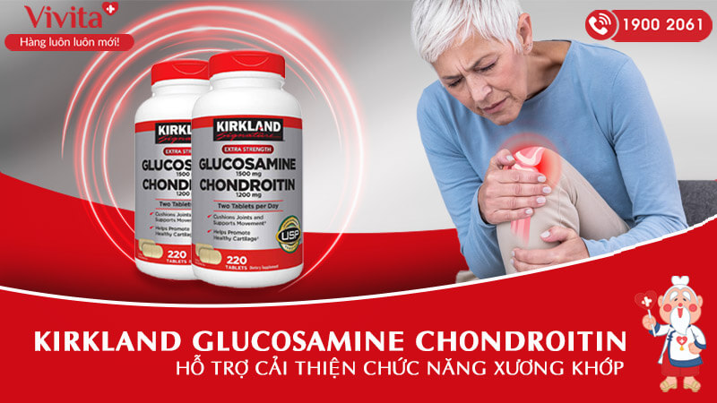 Viên uống xương khớp Kirkland Glucosamine Chondroitin