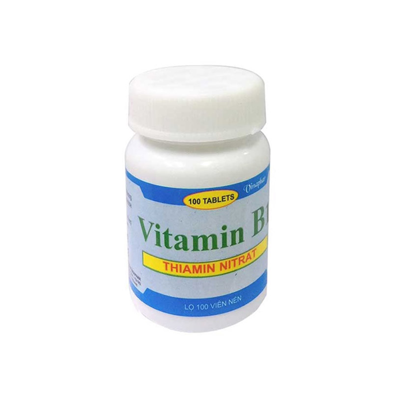 Thuốc bổ sung vitamin B1 50mg Vinaphar | Chai 100 viên