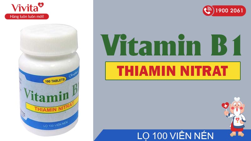 Liều dùng vitamin B1 50mg