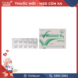 Thuốc bổ sung vitamin B1 250mg Mekophar | Hộp 100 viên
