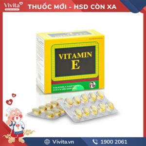 Thuốc bổ sung vitamin E (Robinson) | Hộp 100 viên
