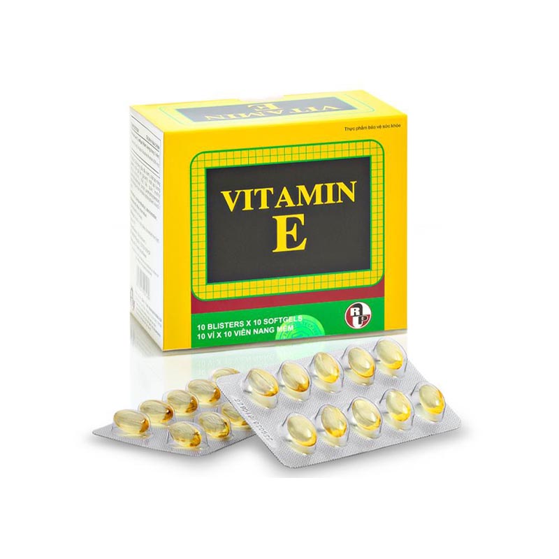 Thuốc bổ sung vitamin E (Robinson) | Hộp 100 viên
