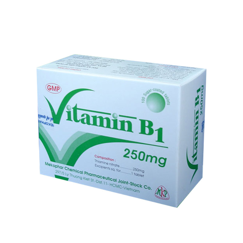 Thuốc bổ sung vitamin B1 250mg Mekophar | Hộp 100 viên