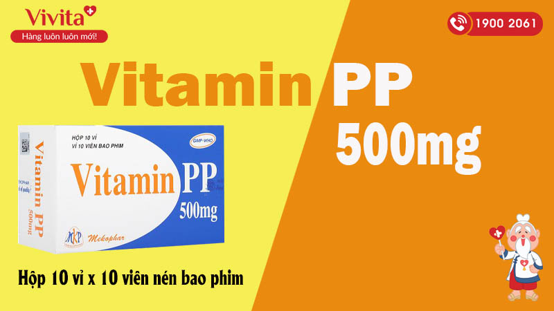 Vitamin PP 500mg Mekophar
