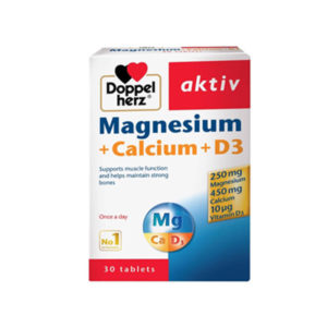 Viên Uống Magnesium Calcium D3 Hỗ Trợ Tăng Sức Khỏe Xương Khớp (Hộp 30 Viên)