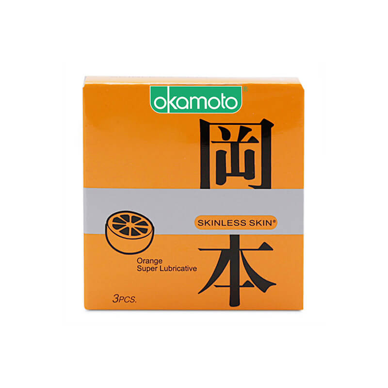Bao cao su Okamoto orange Lub (3 cái/ hộp)