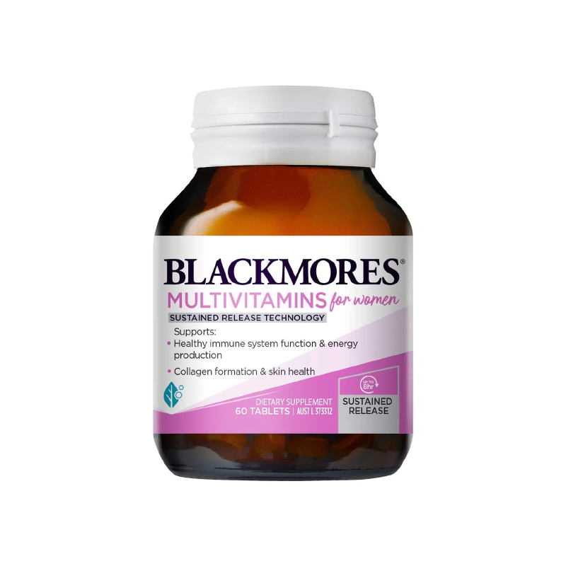 Blackmores Multivitamin For Women Hỗ Trợ Bổ Sung Vitamin Cho Phụ Nữ | Hộp 60 Viên