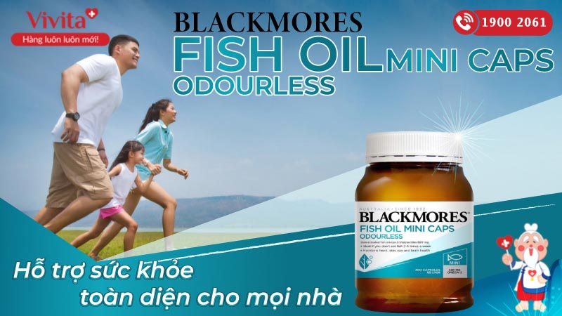 blackmores fish oil mini capsules odourless