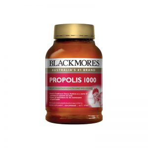 Blackmores Propolis 1000mg Hỗ trợ làm lành vết thương từ Keo ong của Úc (Hộp 220 viên)