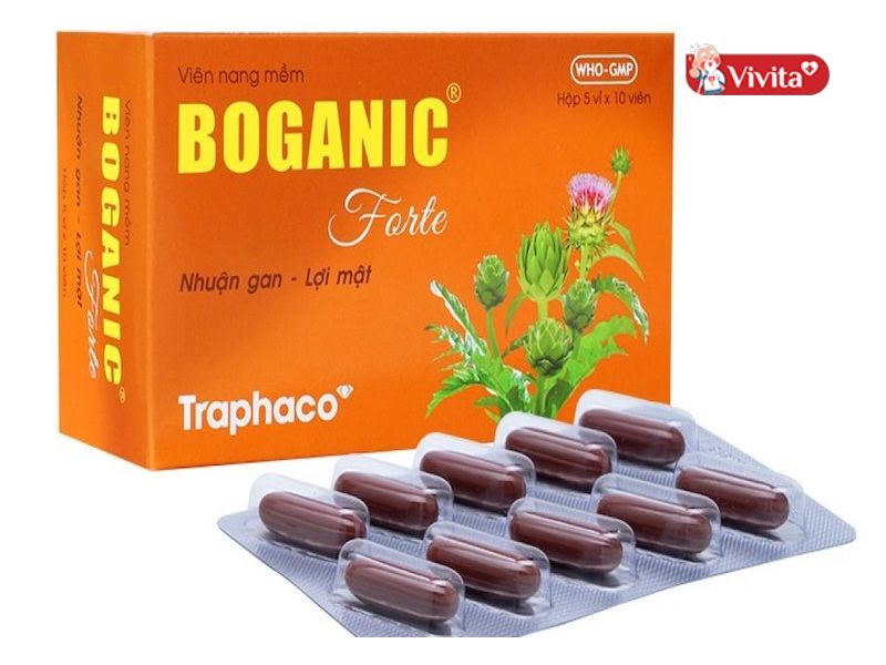 Boganic-sản phẩm hỗ trợ chức năng gan của Công ty Cổ phần Dược phẩm Traphaco
