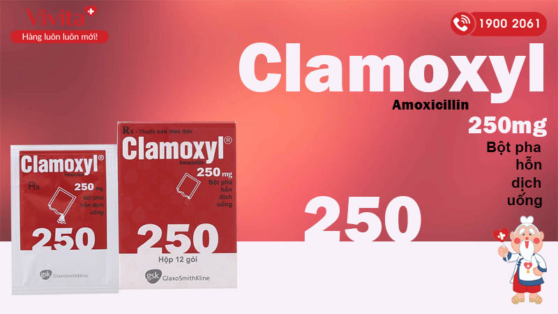 Kháng sinh clamoxyl 250mg