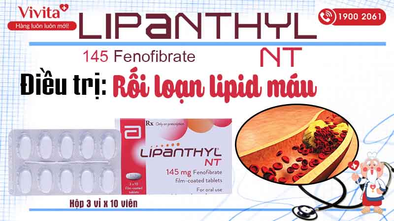 Công dụng thuốc lipanthyl nt 145mg
