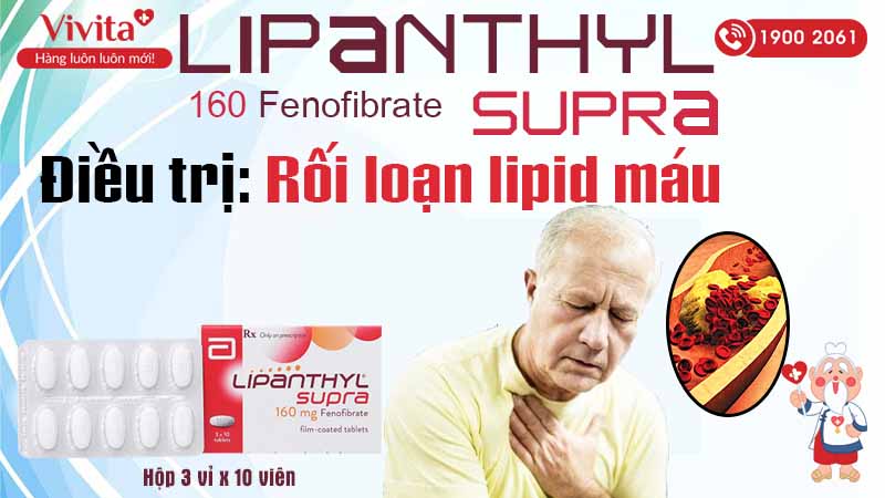Công dụng thuốc lipanthyl supra 160mg