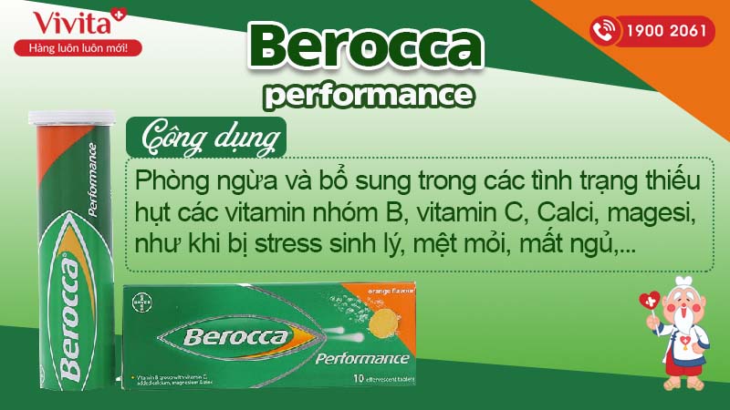 Công dụng (Chỉ định) của Berocca Performance