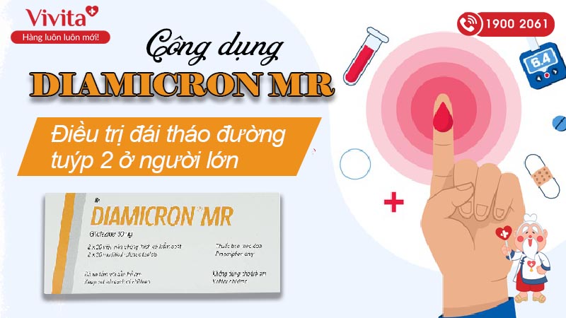 Công dụng (Chỉ định) của thuốc Diamicron MR 30mg