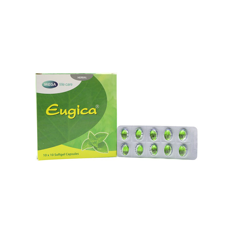 Thuốc ho Eugica xanh | Hộp 100 viên