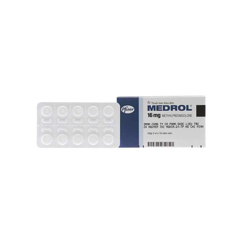 Thuốc kháng viêm Medrol 16mg | hộp 30 viên