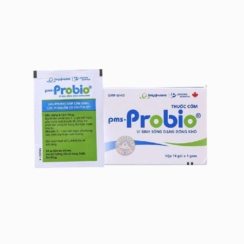 Men vi sinh hỗ trợ tiêu hoá pms - Probio | Hộp 14 gói