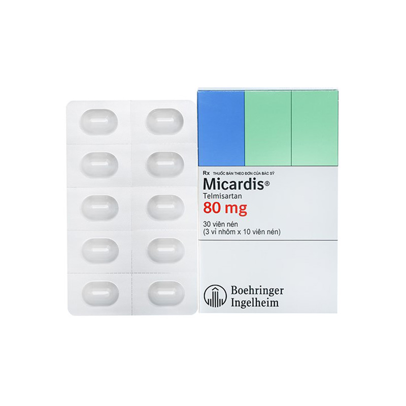 Thuốc trị cao huyết áp Micardis 80mg | Hộp 30 viên