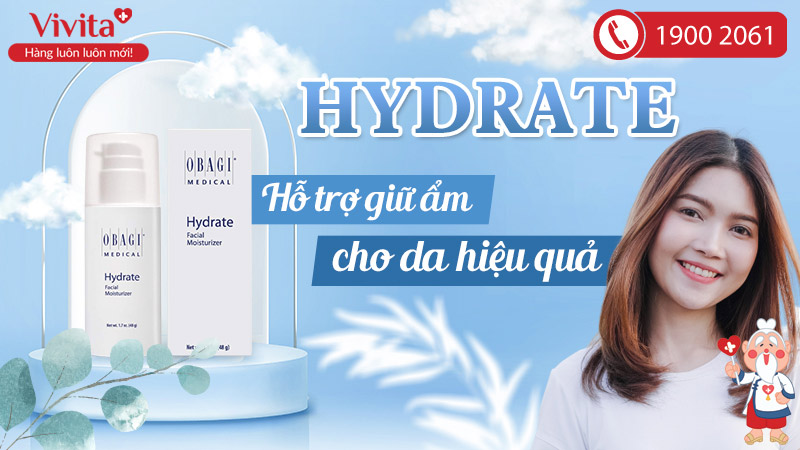Kem Obagi Hydrate Cung Cấp Độ Ẩm Cần Thiết Cho Da Mặt | Chai 48 gram