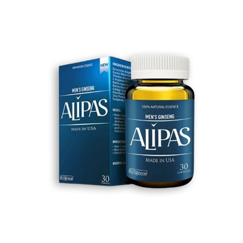 Viên Uống Sâm Alipas Hỗ Trợ Cải Thiện Tình Trạng Yếu Sinh Lý Nam Hộp 30 Viên