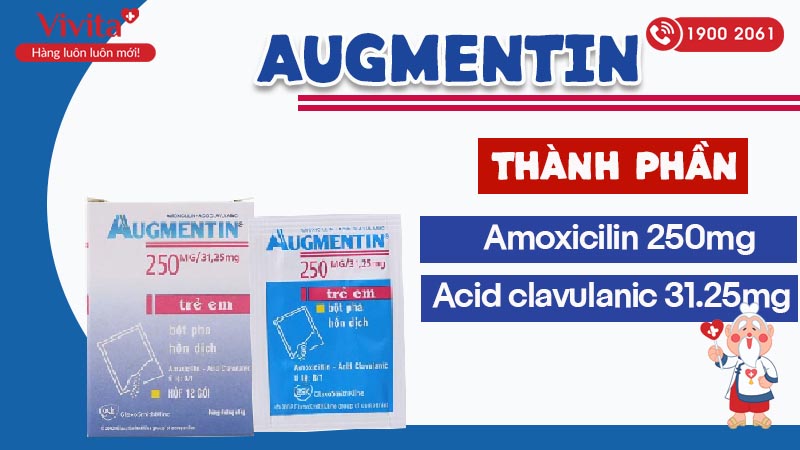 Thành phần của thuốc kháng sinh Augmentin