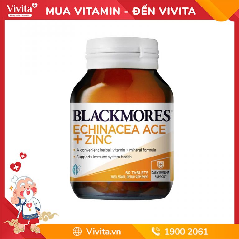 Blackmores Echinacea Ace + Zinc Hỗ trợ điều trị cảm cúm, sổ mũi [2022]