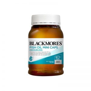 blackmores fish oil mini capsules odourless