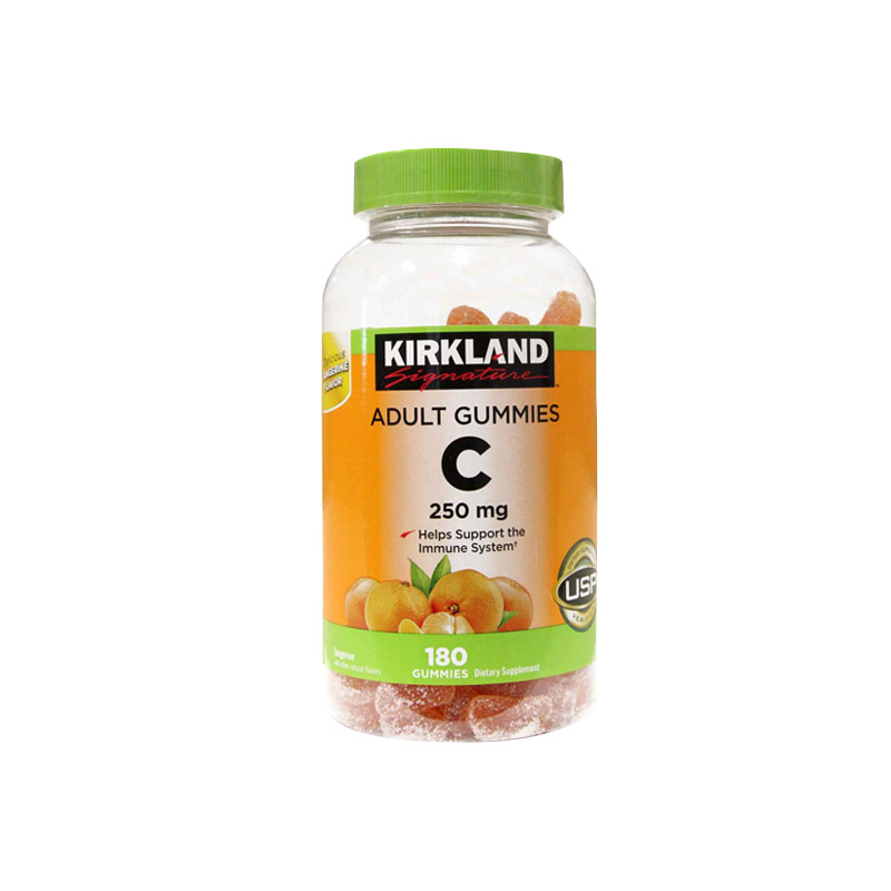 Kirkland Adult Gummies C  Hỗ Trợ Bổ Sung Vitamin C Cho Cơ Thể | Hộp 180 Viên